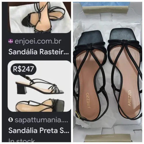 Sapatos e bolsa original Arezzo