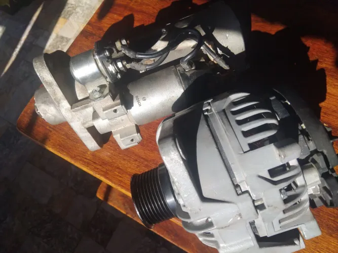 Motor partida e alternador scania novo