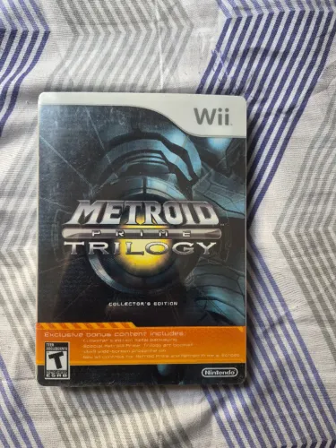 Metroid Prime Trilogy (Colecionador Steelcase) - Nintendo Wii