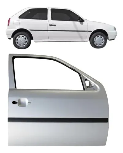 Porta Dianteira Direita Volkswagen Gol Bola 1998 Uzad0 Dianteira Dirieita Prateado
