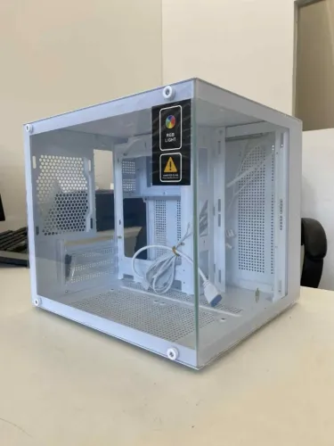 Gabinete aquário branco- NOVO