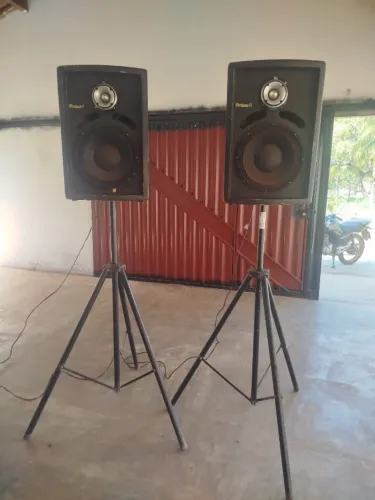 Som Mecânico - Caixas 12?, Tripé E Amplificador 