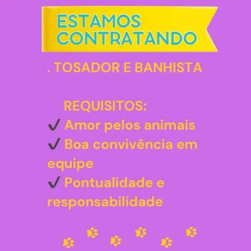 Vaga de emprego 