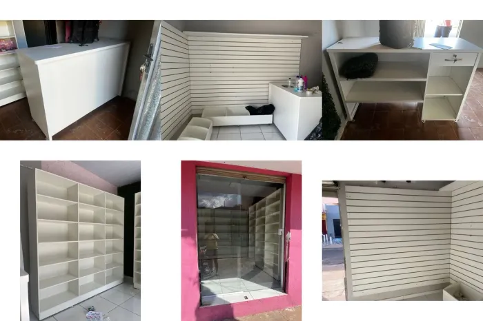 VENDO COLMEIA, PAINEIS CANALETADOS, PORTA DE VIDRO e BALCÃO