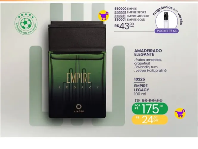 Perfume na promoção 