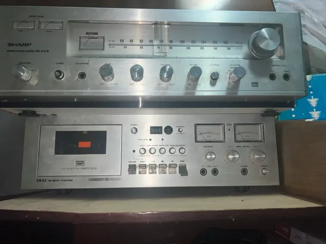 Tape Deck Akai Cs-705d Funcionando Perfeitamete