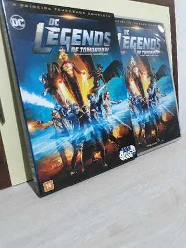 DC LEGENDS OF TOMORROW BOX COM 4 DISCOS ORIGINAIS NOVOS DVD