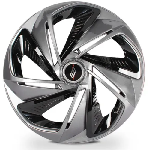 Jogo 4 Peças - Calota Aro 14 Nitro Graphite Black - Elitte