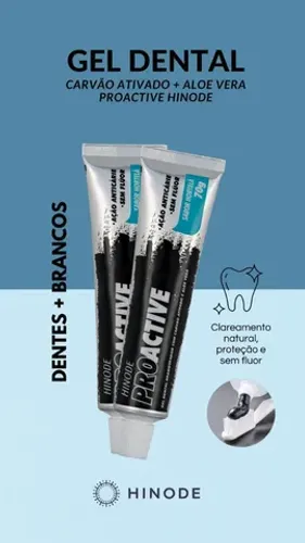 Gel dental Carvão ativado
