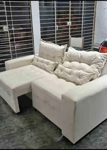 Sofá retrátil 2 lugares 
