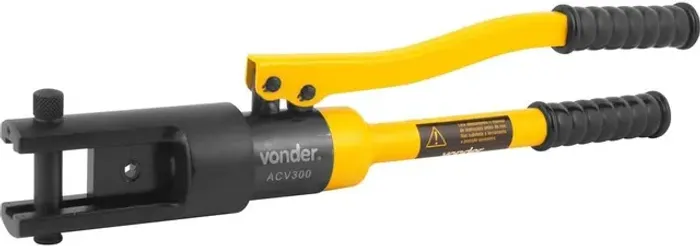 Alicate Crimpador Hidráulico com 12 Matrizes e Maleta Vonder acv300
