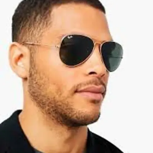 Óculos de sol Ray Ban Aviador Tradicional Gold Lentes Ant Risco