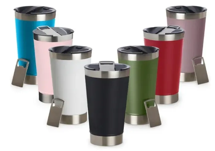 Copo Térmico 500ml Com Abridor 