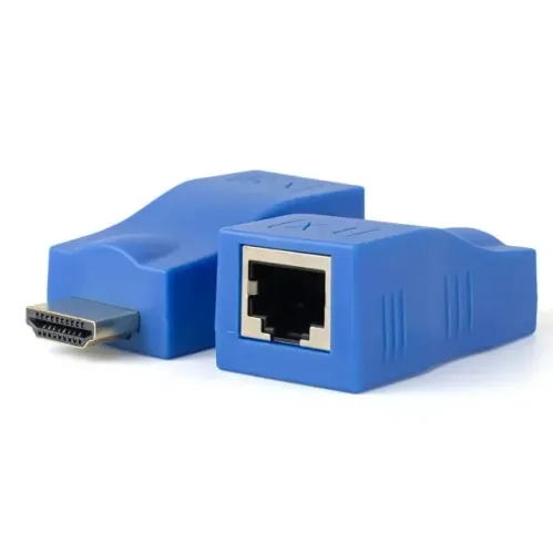 Extensor Hdmi 30 Metros Via Cabo De Rede Utp Rj45