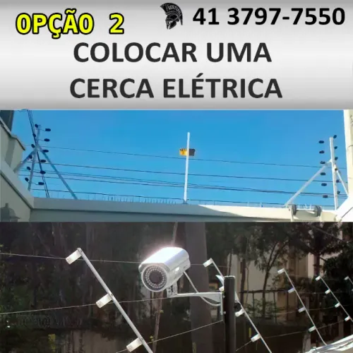 Cerca elétrica industrial ou condominial