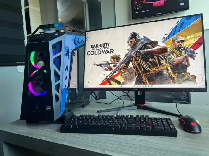 PC Gamer Novo + Monitor 24pl i5 10400f + RTX 4060 em até 12x 1 ano de garantia