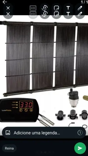 Kit aquecimento solar piscinas,direto atacado.