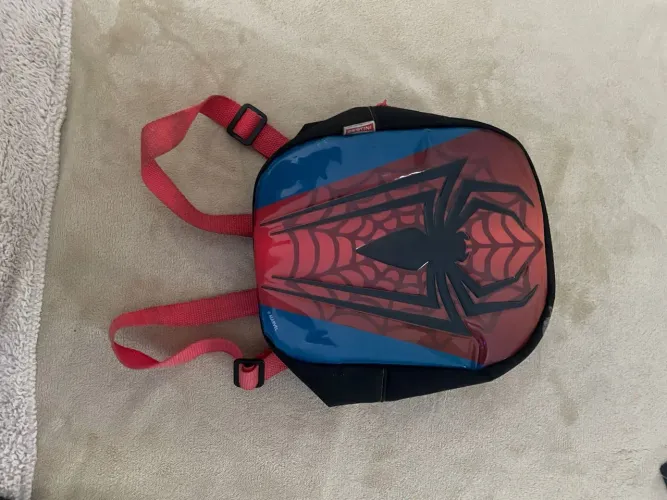 Mochila Infantil Homem Aranha + carteiras