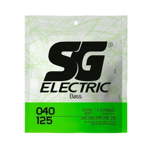 Encordoamento SG P/ Contrabaixo de 5 Cordas Níquel 40/125 - EC0454