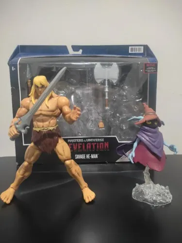 Action Figure - Savage He Man e Orko - Mattel