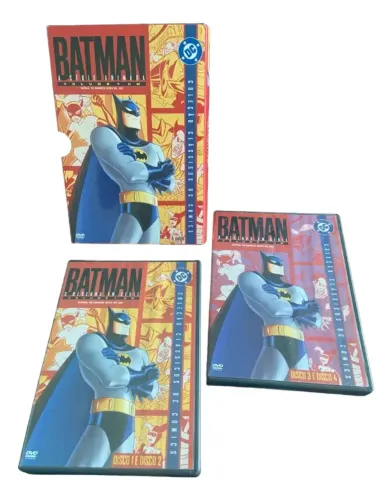 Batman A Serie Animada Volume 1 Dc Box Com 4 Dvd Original