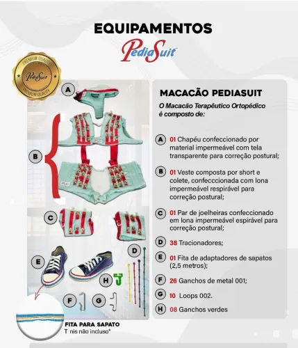 Macacão Pediasuit Tam M