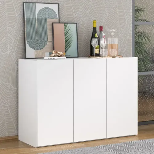 Aparador Buffet 3 Portas Branco NOVO Promocao