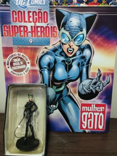 Coleção Super-Heróis Mulher Gato - Miniatura Exclusiva
