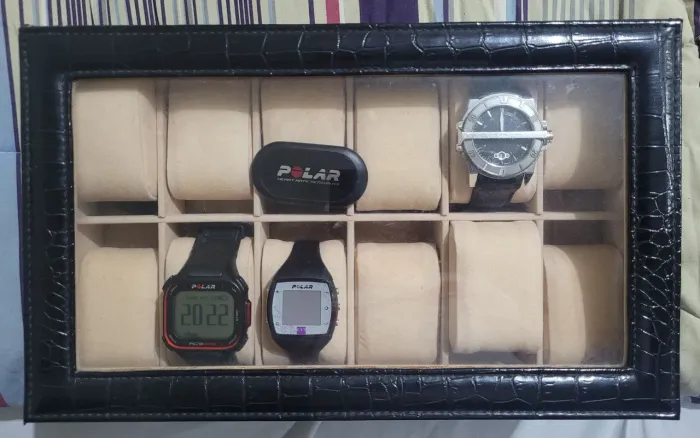 Kit de relógios com maleta