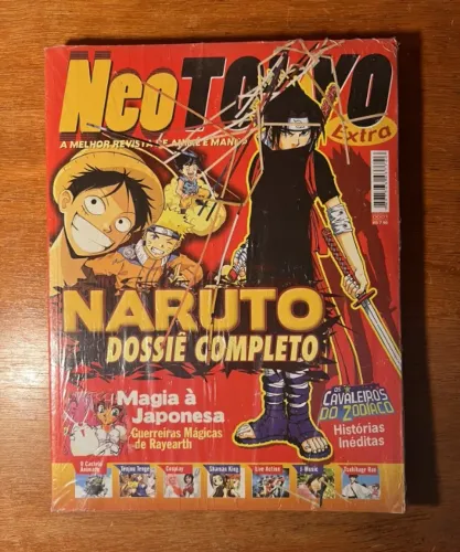 Revista NeoTokyo Extra ?1 (NARUTO DOSSIÊ COMPLETO) - NOVA E LACRADA