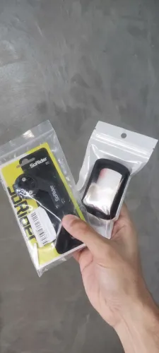 Kit Proteção para XOSS G+ GPS Bike - Case + Película + Suporte Alongado - Novo