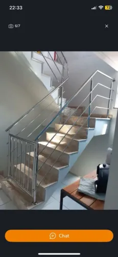 CORRIMÃO DE INOX