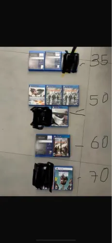 Jogos de PlayStation 4 - 5 de R$35 a R$70