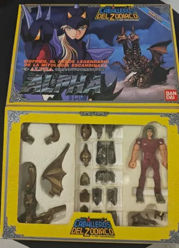 Vintage Diecast Bandai 1987 Guerreiros de Asgard Dupla
