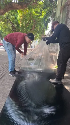 Fachada lona ACM placa Adesivo 