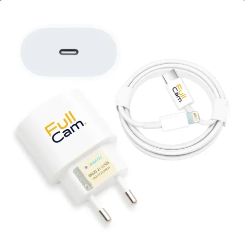 Carregador Turbo 20w Full Cam Para iPhone 8 Plus X Xr 11 12 13 14 Pro Max