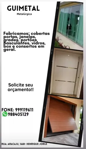 Portas em alumínio branco e vidro. Para diversos ambientes e designers. Instalada.