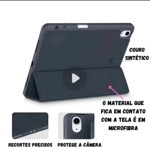  Kit Capinha + película iPad 10-11 