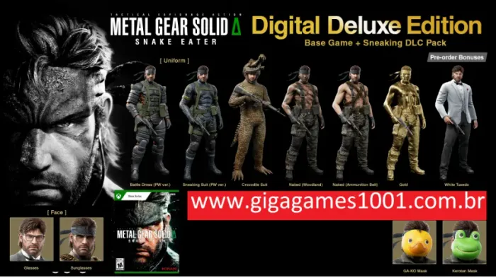 METAL GEAR SOLID ?: SNAKE EATER digital Deluxe Edition  - promoçao compre 1 e leva 2