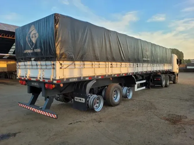 Carreta LS 12,5m Noma 2012 Roda Disco Tampas Aluminio Sem Pneus