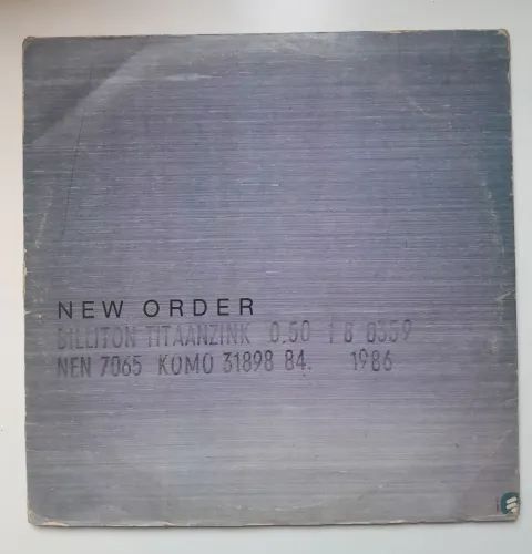 Lp New Order - Brotherhood (usado)