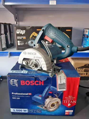 Serra Mármore Titan 1500w GDC150 Bosch Profissional - (Novo)