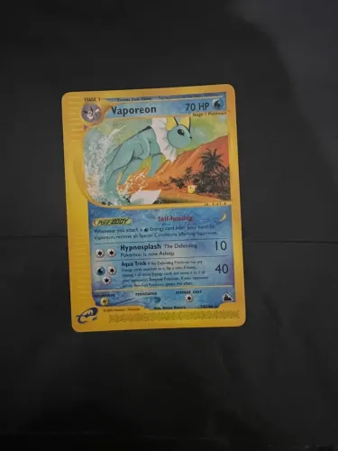 Carta Pokémon Vaporeon - skyridge