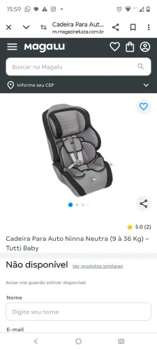 Cadeira bebe