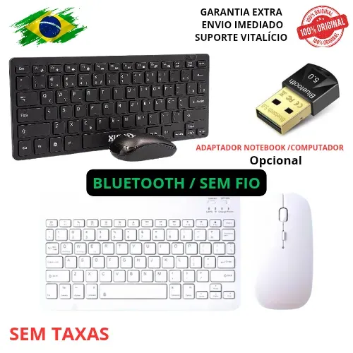 Teclado e mouse Bluetooth ( WhatsApp 79.9 8854_3738 )