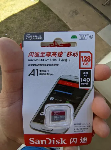 Cartão de Memória SanDisk Ultra 128GB - Alta velocidade