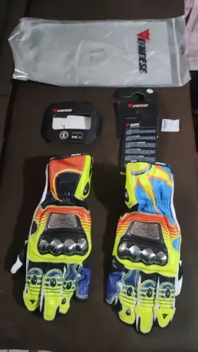 Luvas Dainese full metal Valentino Rossi XL