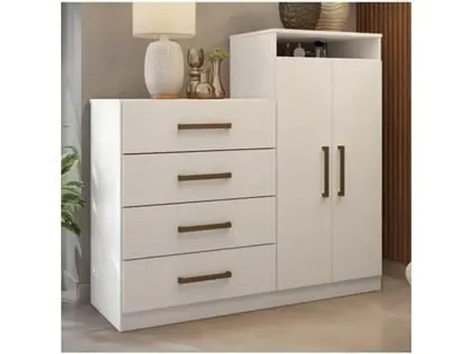 Cômoda com 2 portas Branco