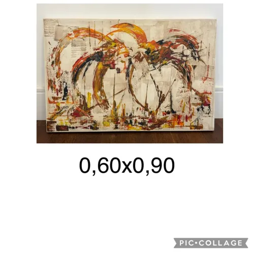 Quadro Abstrato Moderno 60x90