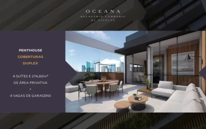PENTHOUSE COBERTURA DUPLEX 4suites, 6bwc, 4vg, lazer compl com luxo, requinte e privacidad